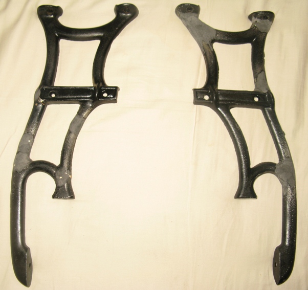 Book Shelf Brackets Outside After Epoxy View